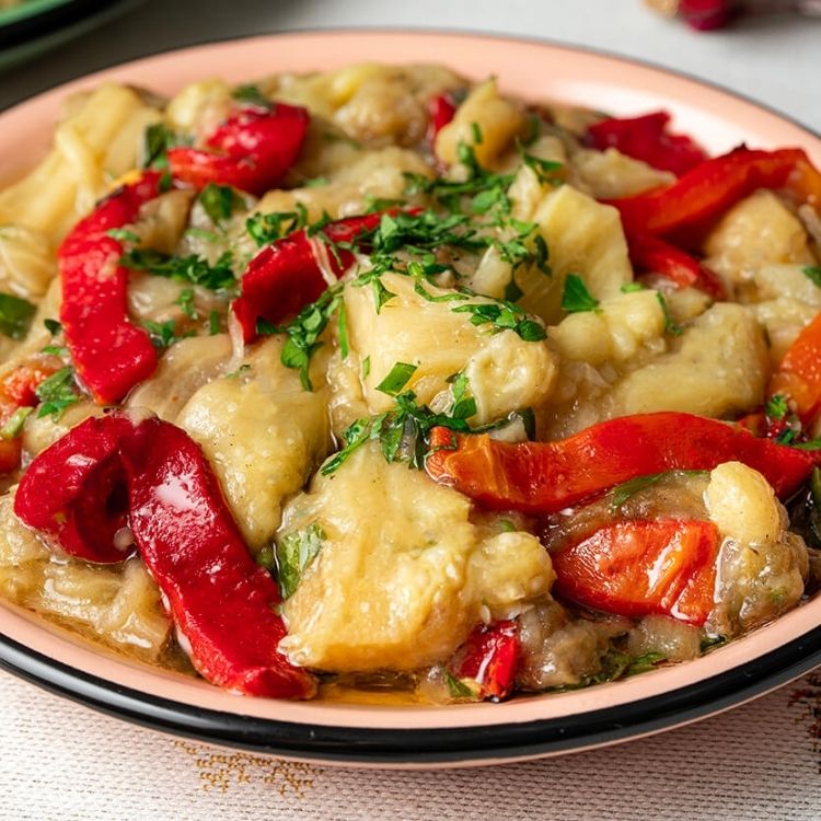 Gegrillte Aubergine